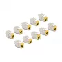 DeLOCK keystone modulis 88111 Plakans Dzeltens RJ-45 10 gab.