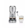 Espresso automāts SEVERIN Newspresa KA 5997 — pusautomātisks, 1 L ūdens tvertne, 1350 W, maltas kafijas iepilde, melns/matēts tērauds/hroms