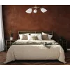 Activejet Classic griestu lustra-pakaramā lampa NIKITA Patina triple 3xE27 viesistabai