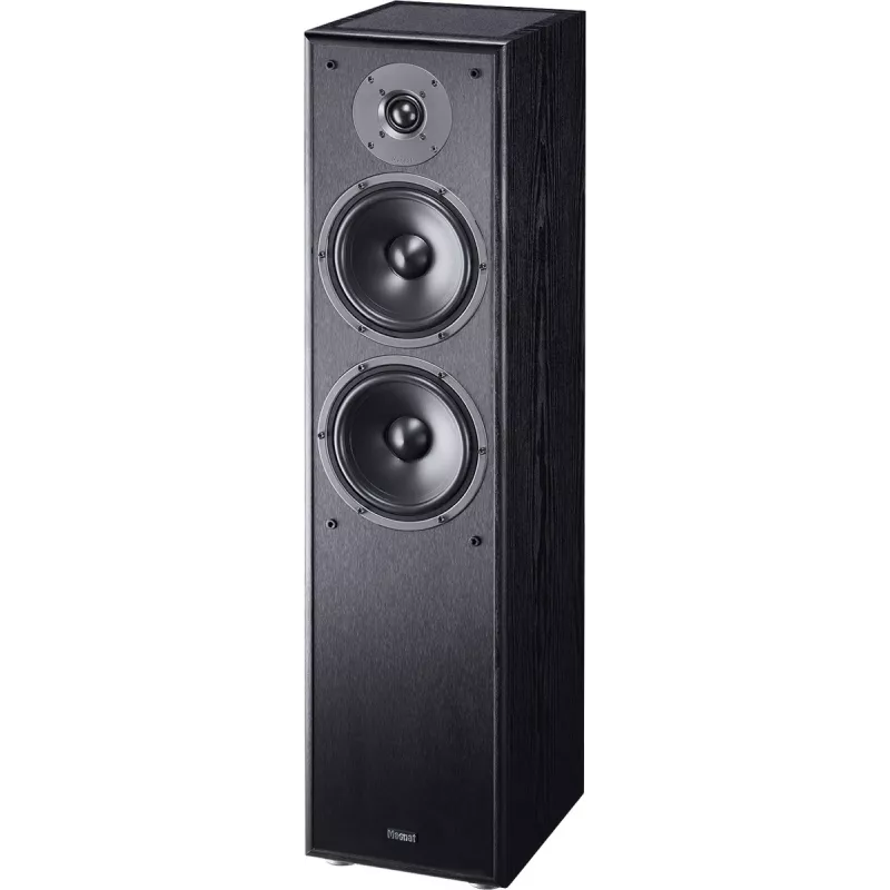 Grīdas studijas skaļrunis-monitors Magnat Monitor S80 ATM — aktīvs, tuvā lauka 2,5 joslu, 160 W RMS, 26–38 000 Hz, 4 Ω, melns
