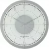 NeXtime klok 8125 Fancy Round, Ø43 cm, sienas, balts/sudrabs