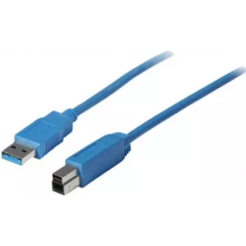 USB kabelis ShiverPeaks 5m USB 3.2 Gen 1 USB A uz USB B zils