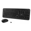 Bezvadu tastatūras un peles komplekts ESPERANZA Akron TK109 2,4 GHz, USB uztvērējs, melns