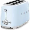 Smeg 50's stila tosteris TSF02PBEU Pasteļzils