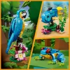 LEGO komplekts Exotic Parrot 31136 — Creator vitrīnas modelis, 253 detaļas, 220×120×110 mm