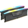 DIMM 64 GB DDR5-6000 (4x 16 GB) Quad-Kit, atmiņa melna, CMH64GX5M4B6000C36, Vengeance RGB, INTEL XMP