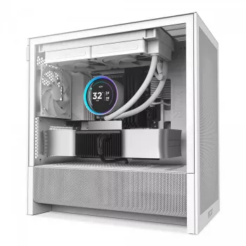 PC korpuss NZXT H9 H3 Flow Midi Tower Balts
