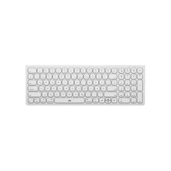 Alogic Echelon Compact USB-C BT tastatūra vācu + pele balta - tastatūra - USB Type C - tastatūra - USB Type C