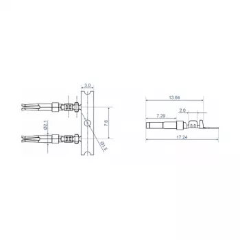 Krimpkontakti D-Sub DeLOCK 66727
