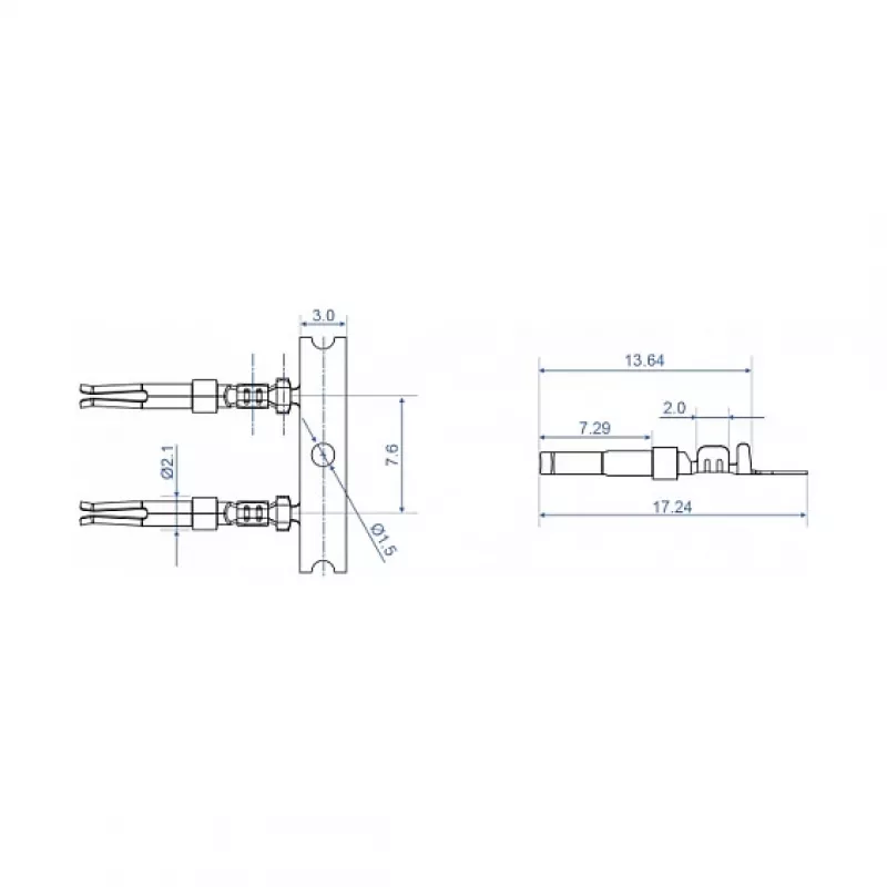 Krimpkontakti D-Sub DeLOCK 66727