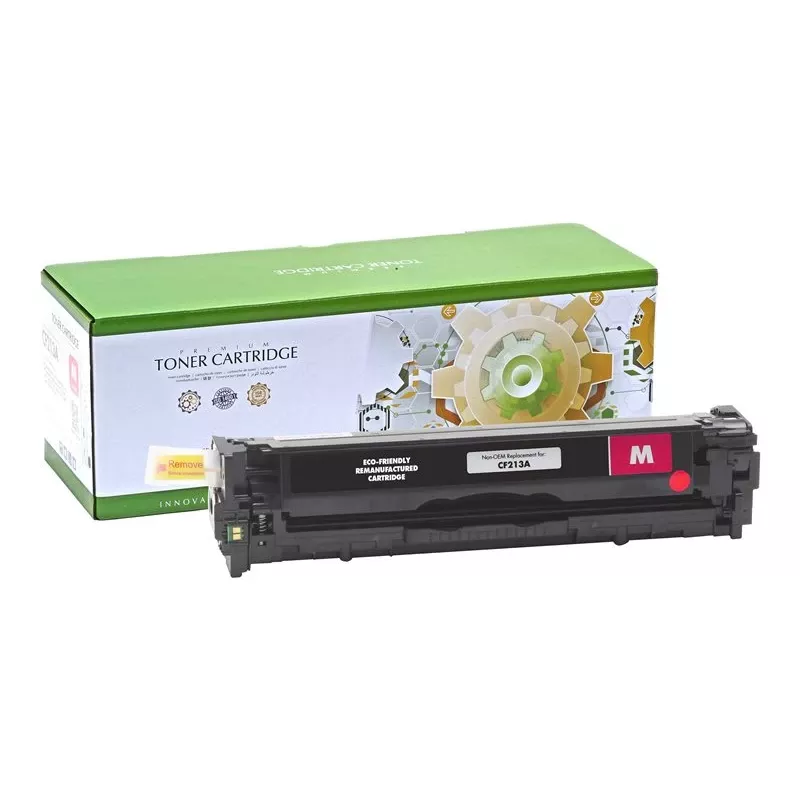STATIC tonera kasete Saderīga with HP CE273A/CE343A/CE743A fuksīna remanufactured 7.500lapas