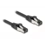 Tīkla kabelis DeLOCK 80572 RJ-45 Cat8.1 2 m Melns