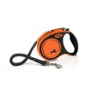 Tape Dog Lead Flexi Xtreme 5 m, oranža/Melns, Medium (up to 35 kg)
