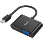 Video adapteris HAMA Classic Line Mini DisplayPort uz VGA/HDMI 2in1, Ultra HD 4K atbalsts