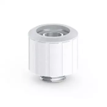 BitsPower taisnais savienotājs G1/4 collas vītne uz 16/10 mm šļūteni, Arctic balta