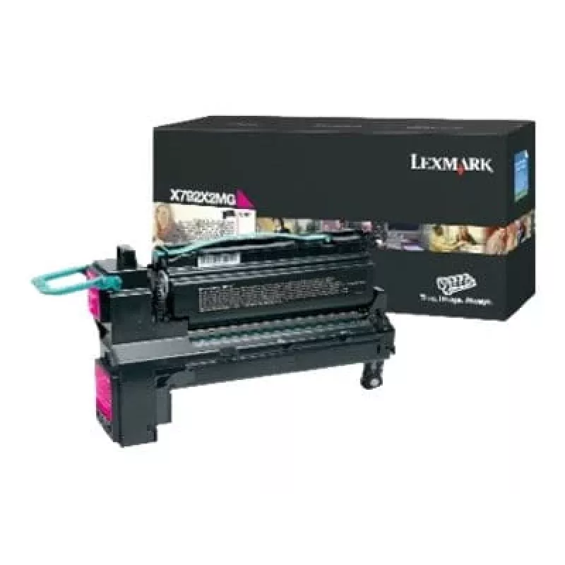 tonera kasete Lexmark X792 fuksīna, oriģināla, lāzera, 20 000 lapu, 1 gab.