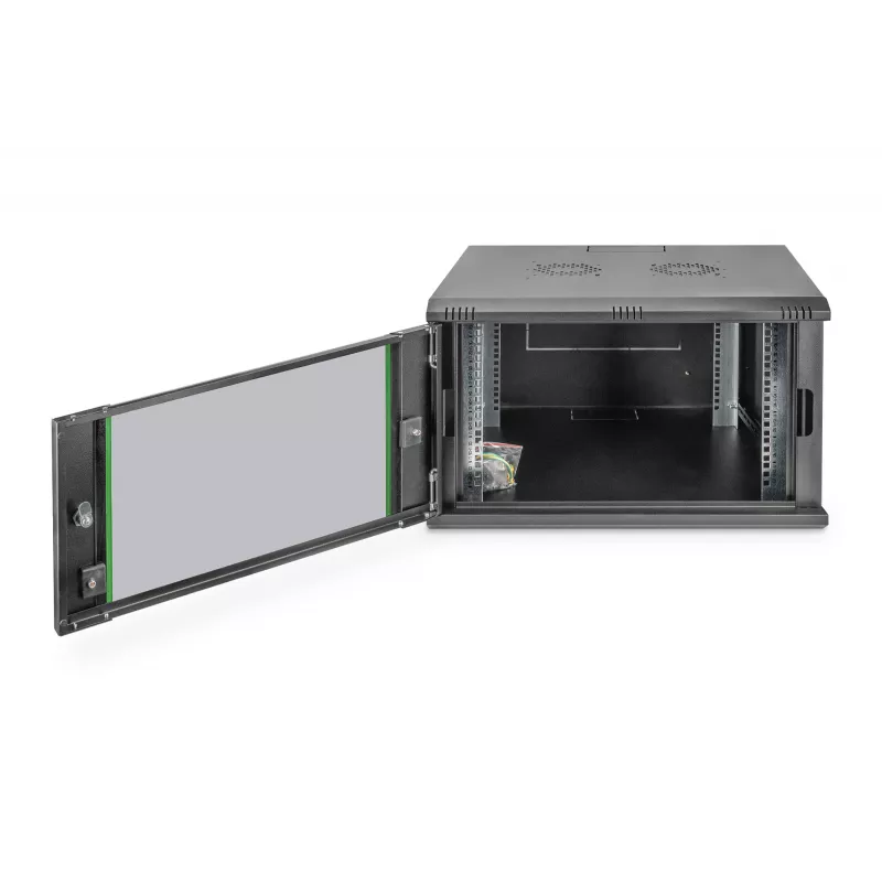 Wall mounted rack Digitus DN-19 07U-6/6-EC-SW