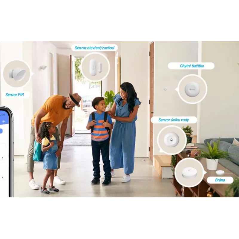 Ūdens detektors EZVIZ T10C Sensmitter Wireless IP67 balts, CR123A baterija, 2400 MHz, 200 m diapazons