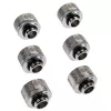 RAIJINTEK PELIAS SILVER D141806 — 6 sudraba dzesēšanas ventilatora lāpstiņu/piederumu komplekts