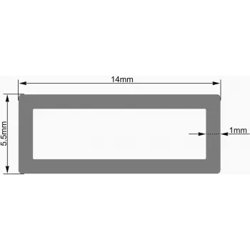 EUROLITE empty-Tube 14x5,5mm caurspīdīga LED lente 2m (51202702)