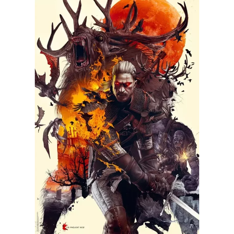 Good Loot Gaming Puzzle: The Witcher Monsters, 1000 gab.