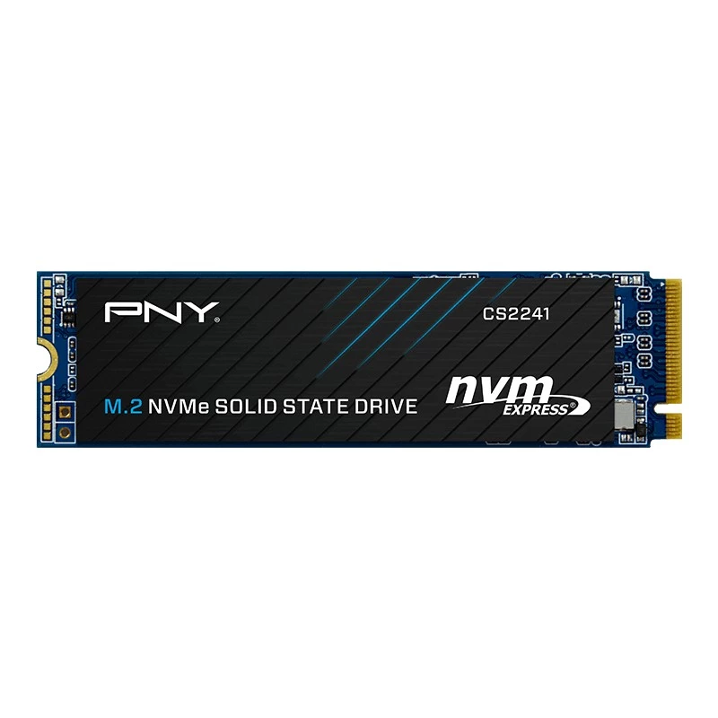 SSD PNY CS2241 M.2 NVMe PCIe 4.0 1TB — lasīšana 5100 MB/s, rakstīšana 3200 MB/s