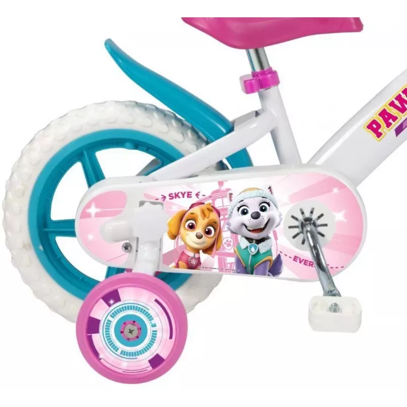 Bērnu velosipēds Toimsa TOI1181, 12 collu riteņi, balts, Paw Patrol dizains
