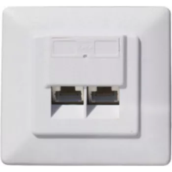 Ekranēta Cat 6A virsmas montāžas sadales kārba helos 74276-SET 2 portu
