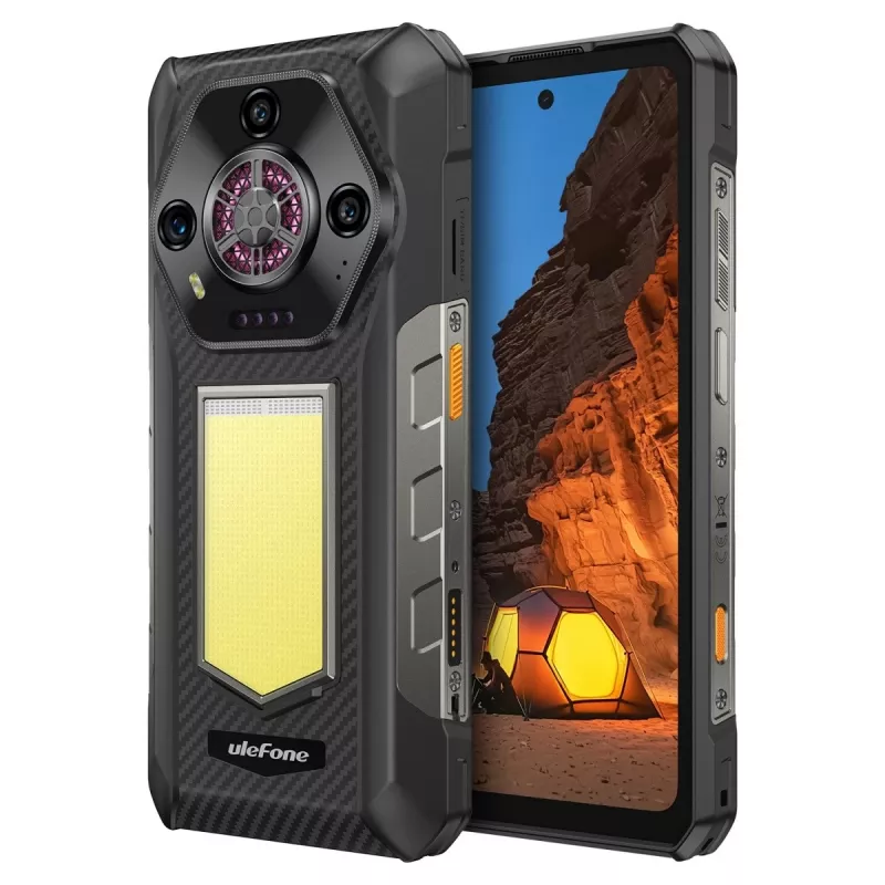 UleFone Armor 30 viedtālrunis, 12 GB RAM, 512 GB atmiņa, melns, energoefektivitātes klase A
