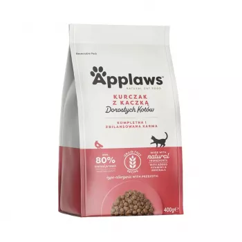 APPLAWS Adult Chicken with duck - sausā kaķu barība - 400g