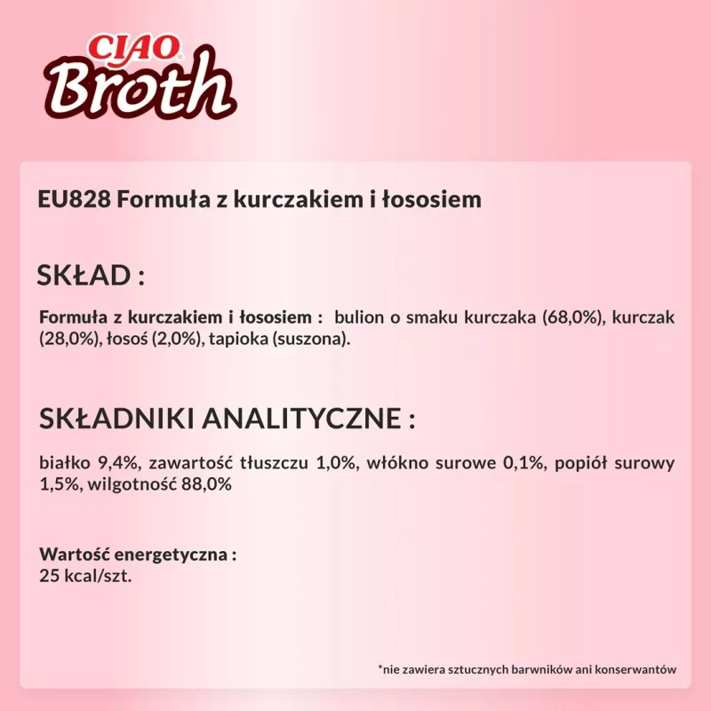INABA Ciao buljons ar vistu un lasi - gardumi kaķiem - 40g