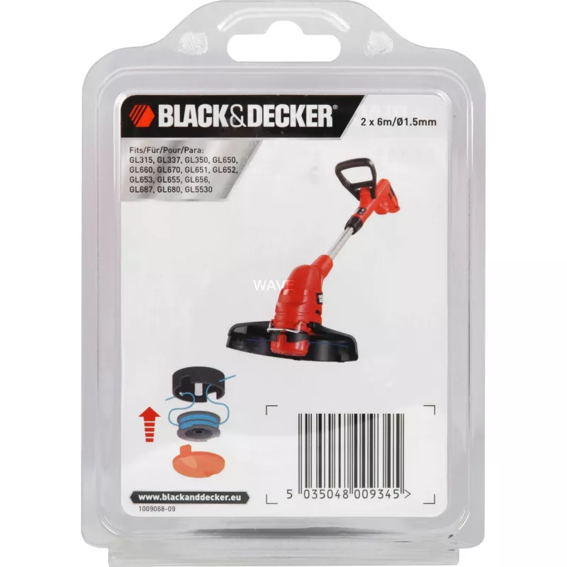 Krūmgrieža/stīgu trimmera piederums Black & Decker A6441-XJ