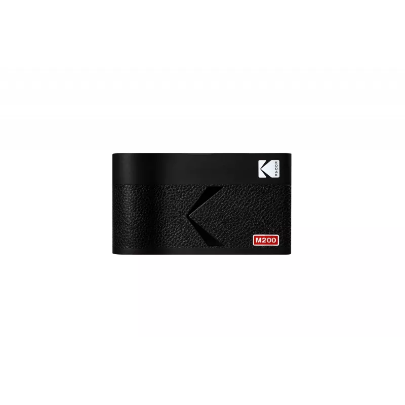 Instant kamera Kodak Mini 2 Era Melna — kompakta tūlītējās fotogrāfijas kamera, krāsaina druka