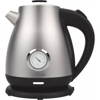 Cecotec Thermosense 620 Retro Steel Elektriskā tējkanna 1,7 L 2200 W Nerūsējošais tērauds