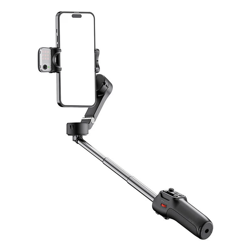 3‑asu viedtālruņa stabilizators Hohem iSteady V3 Kit — melns, viegls, 3‑asu stabilizācija