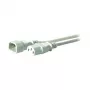 EFB-Elektronik IEC strāvas pagarinātāja kabelis C14 180° - C13 180°, pelēks, 3,0 m, 3 x 1,00 mm² Ražotājs: EFB Elektronik (EK507.3)