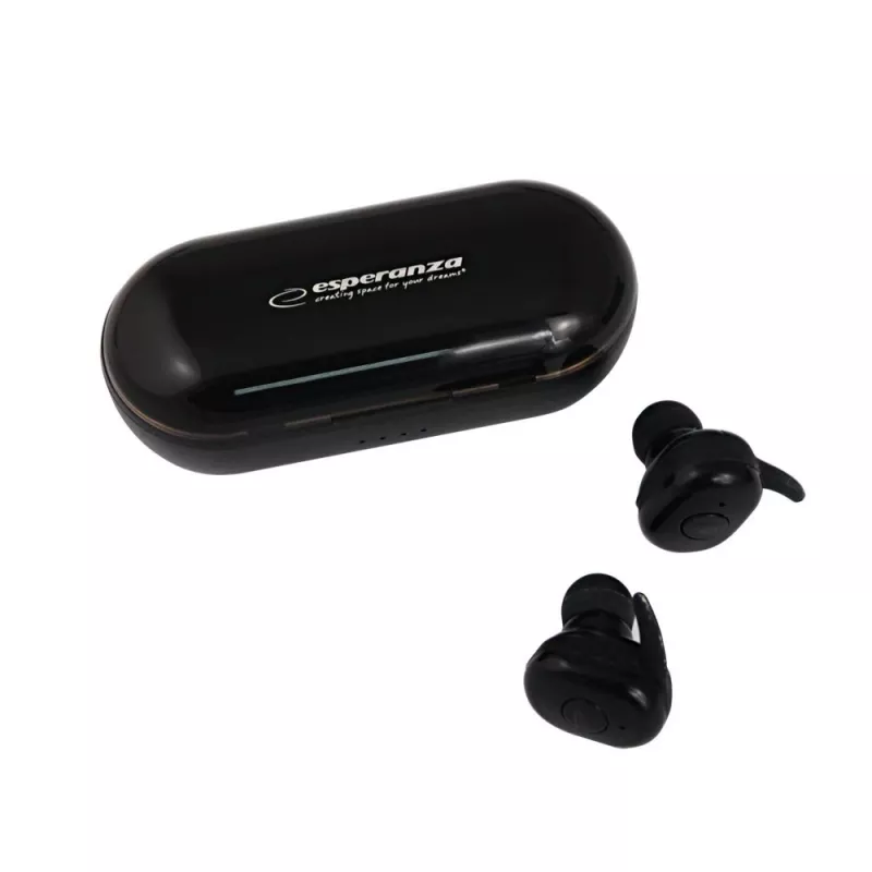 Esperanza TWS CARDERA austiņas bezvadu ievietojamās zvani/mūzika Bluetooth melnas