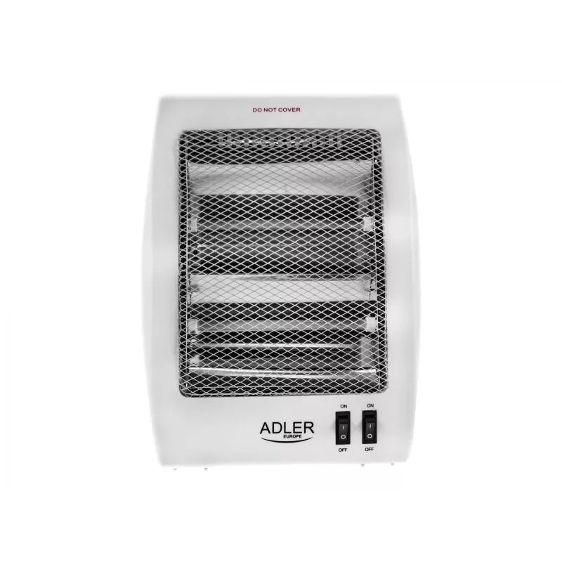 Adler | Sildītājs | AD 7709 | Halogēna sildītājs | 800 W | Jaudas līmeņu skaits 2 | Balts