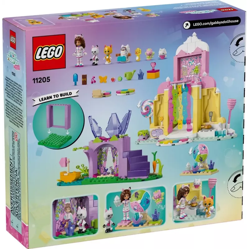 Konstruktora rotaļlieta LEGO Icing Mountain and Kitten Garden komplekts 11205 — 263 gabali, 3 minifigūras, vecumam 4+
