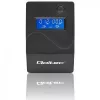 Qoltec Monolith nepārtrauktās barošanas avots (UPS) Double-conversion (Online) 1 kVA 600 W 2 AC kontaktligzdas