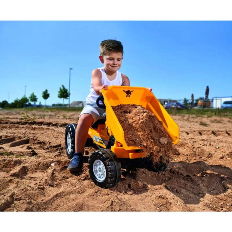 Simba-Dickie BIG Jim-Dumper pašizgāzēja rotaļlieta, plastmasa, 3–5 gadiem, melna un dzeltena