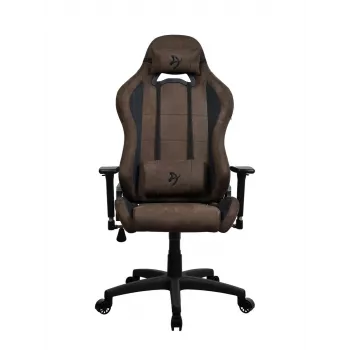 Spēļu krēsls Arozzi Torretta SuperSoft — ergonomisks brūns, atbalstošs dizains