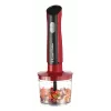 Russell Hobbs 27140-56 blenderis 1 L pārnēsājams blenderis 500 W melns, sarkans, caurspīdīgs