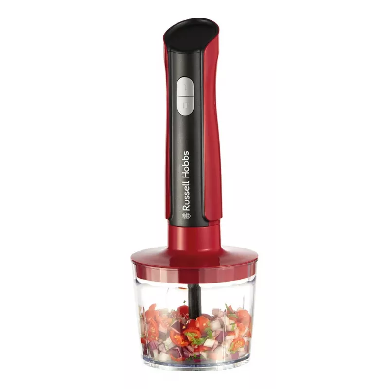 Russell Hobbs 27140-56 blenderis 1 L pārnēsājams blenderis 500 W melns, sarkans, caurspīdīgs