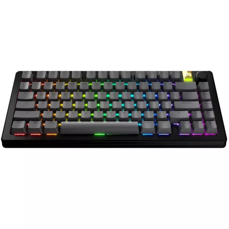 Taustiņu vāciņi GLORIOUS GPBT Basics PBT Dye-Sub Armor pelēka ANSI izkārtojums