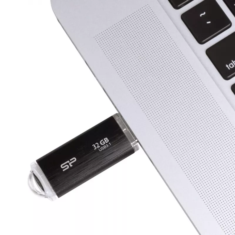 Silicon Power Blaze B02 USB zibatmiņa 32 GB USB Type-A 3.2 Gen 1 (3.1 Gen 1) Melna