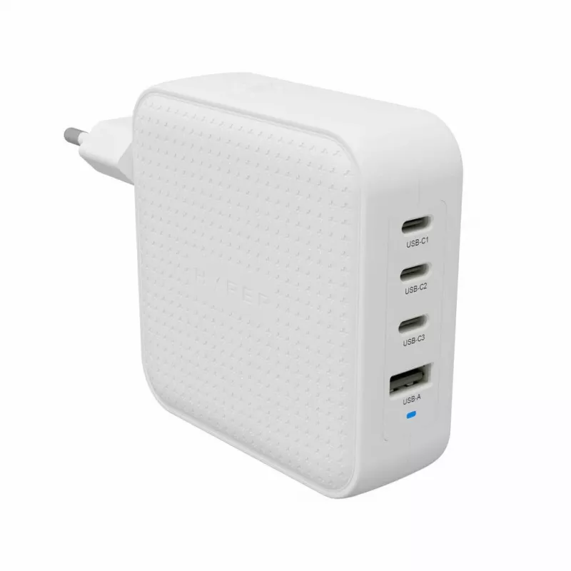 Hyper HyperJuice 100W USB-C GaN Travel Charger 3C+1A - balta (HJ1002WHWWGL)