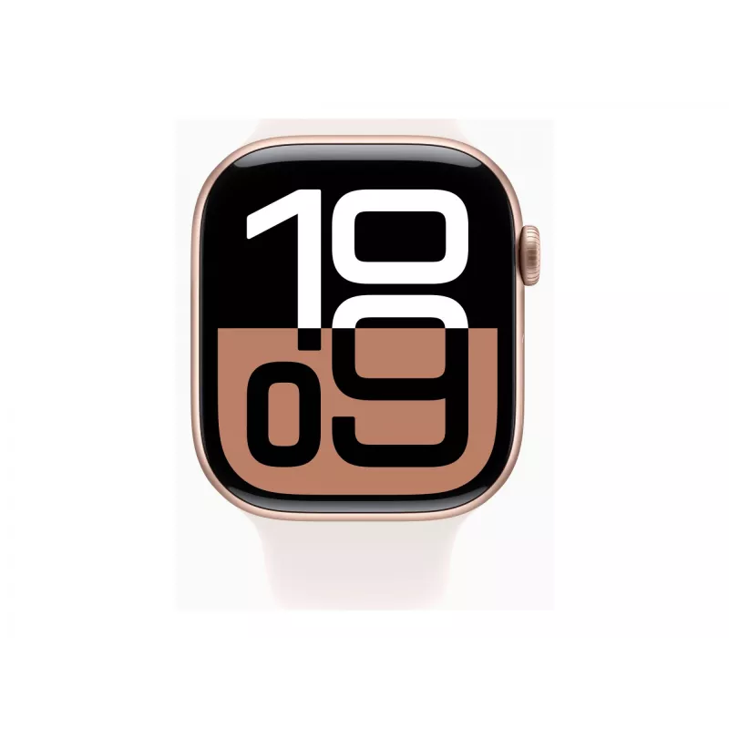Apple Watch S10 Aluminium Cellular 46mm Rosegold (Sport siksniņa gaiši rozā) M/L