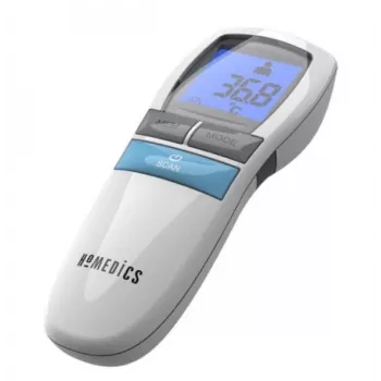 Bezkontakta infrasarkanais termometrs HoMedics TE-200-EEU — ātrs, bezkontakta mērījums pieaugušajiem un bērniem