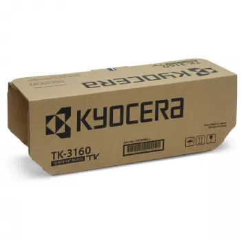 KYOCERA TK-3160 tonera kasetne 1 gab. oriģināla melna